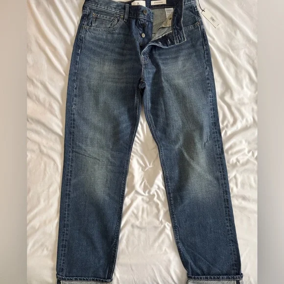 Banana Republic Selvedge Straight Fit Button Fly Jeans 34W x 34L - Picture 4 of 4